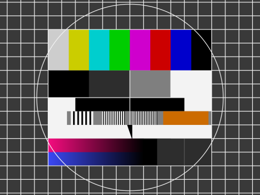 estna kartica koja se od 1980-ih pa gotovo do prelaska na digitalno emitiranje signala koristila na HRT-u. U središnjem dijelu su se mijenjali natpisi, ovisno od naziva emitera i programa, od JRT ZGRB1/2, JRT HTV1/2/3, HTV1/2/3 pa do HRT1/2/3. Koristila se prilikom, nekada uobičajenog, noćnog prekidanja i jutarnjeg ili dnevnog započinjanja emitiranja programa kako bi se provjerila ispravnost prijenosa signala ali i ispravnost prijema i prikaza istog na ekranima sa katodnom cijevi.